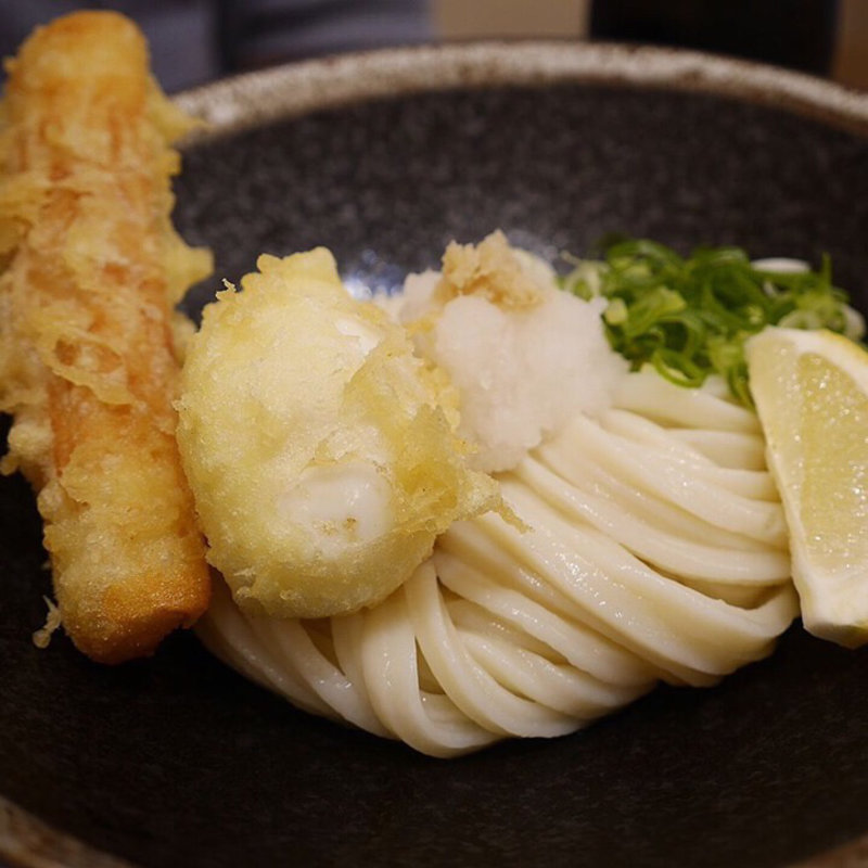 ちく玉天ぶっかけ(うどん司)