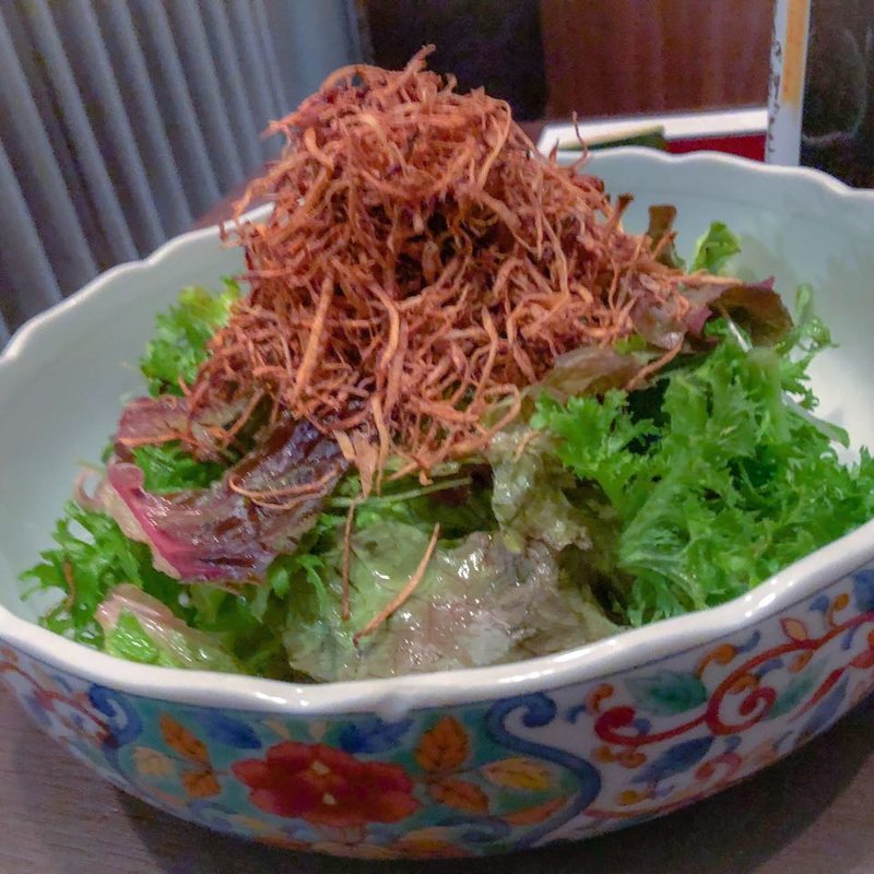 はじめての喜友セット（牛蒡のパリパリサラダ）(和食 喜友 （きゆう）)