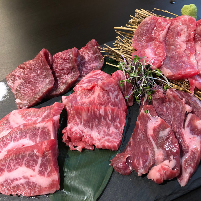 赤身5種盛り(五反田焼肉 風流)