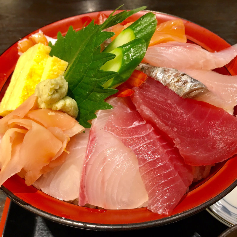 海鮮丼定食(三代目網元 魚鮮水産 八丁堀店)