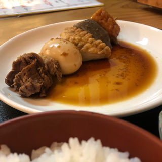 大串おでん定食(酒饌亭 灘菊かっぱ亭)