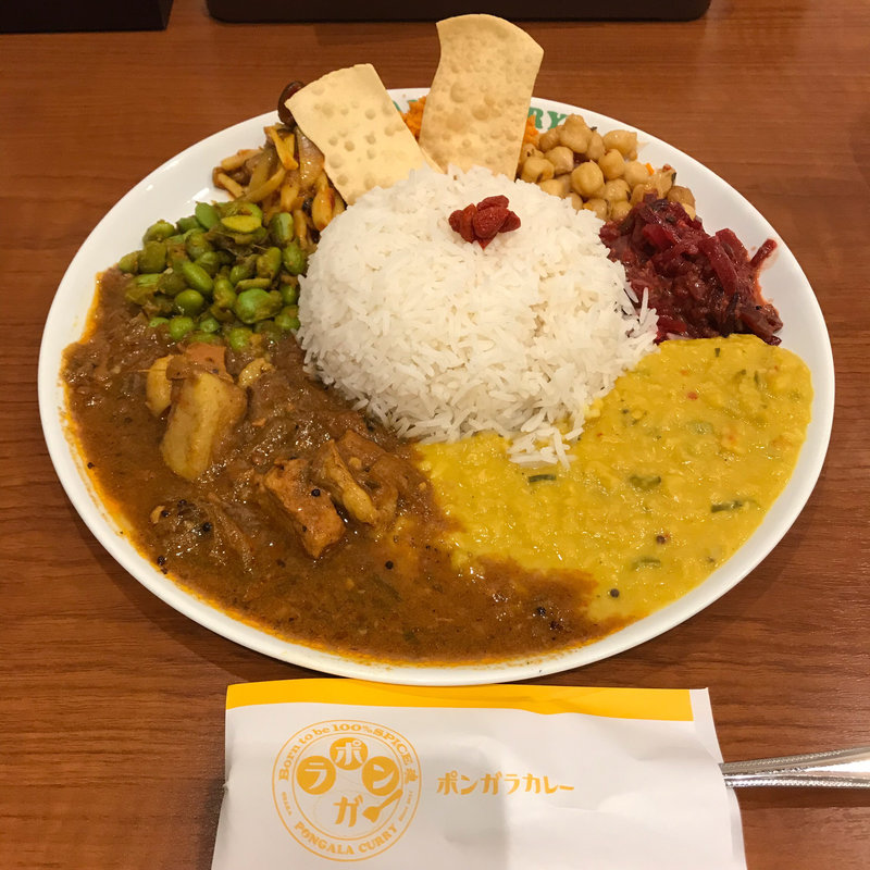 スリランカプレート(ポンガラカレー大手町プレイス店)