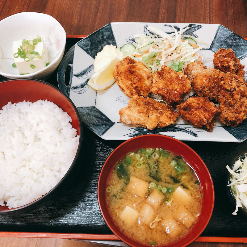 からあげ定食(食楽 浅草橋店 （ショクラク）)