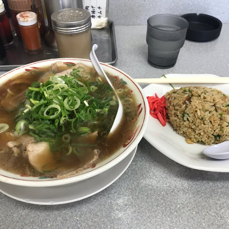 チャーハンセットのラーメン(本家 第一旭 寺田店 （だいいちあさひ）)