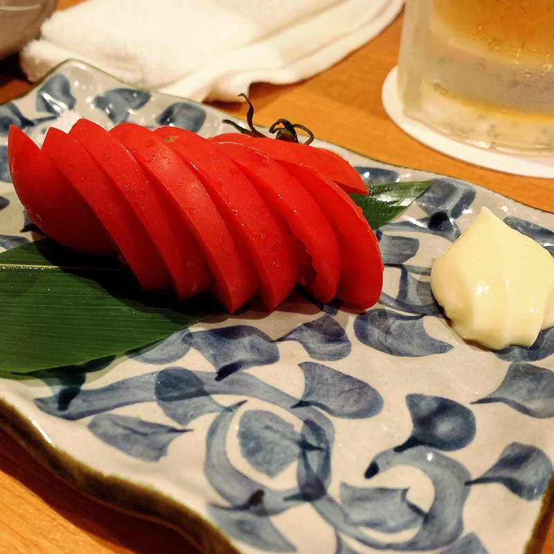 冷やしトマト(つなぎや 中目黒)