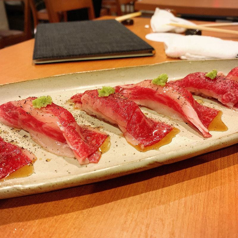 岩手 銀しゃりモモのイチボのっけ(つなぎや 中目黒)