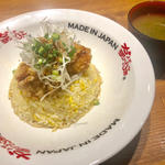 鶏の唐揚げ香味ソース炒飯(かにチャーハンの店 横浜店(JOINUS DINING))