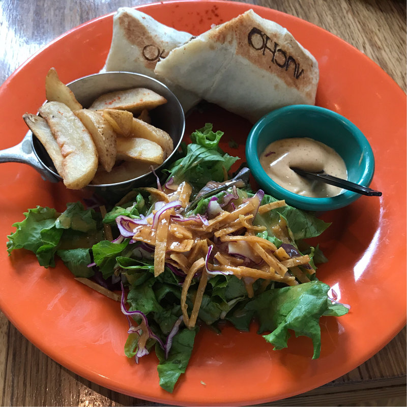 CARNE ASADA BURRITO LUNCH(MUCHO MODERN MEXICANO)