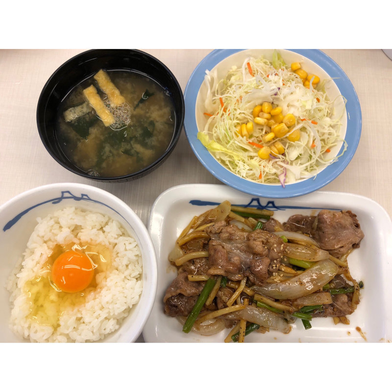中華風牛肉と筍のオイスター炒め(松屋 谷町九丁目店 )