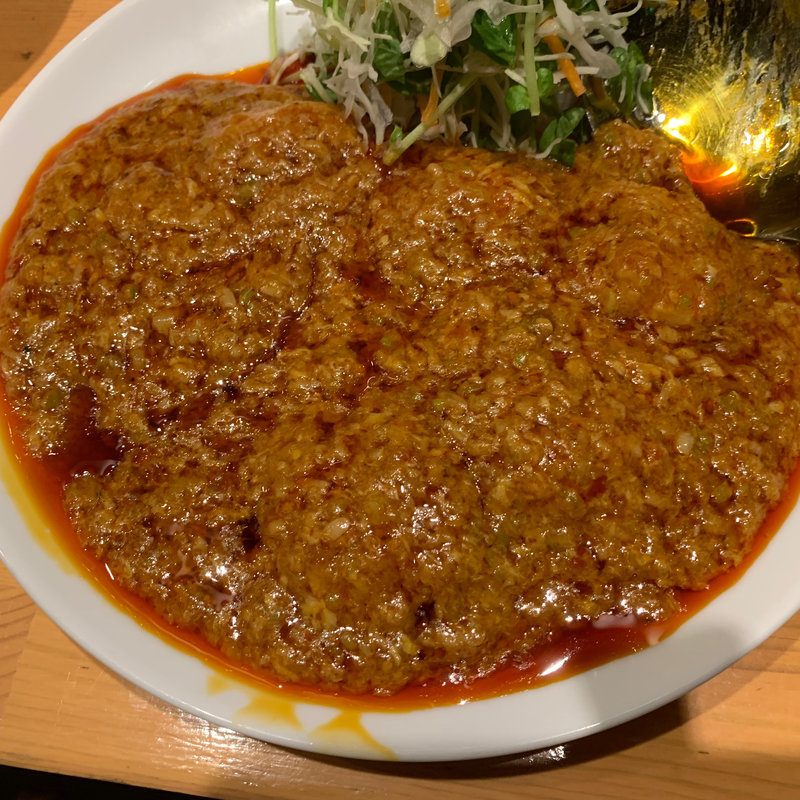 海老チリ(深夜的中華食堂)