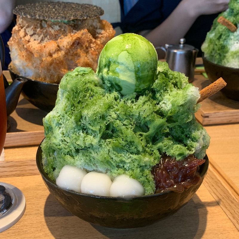 然ノ氷 宇治金時(茶庭 然花抄院)