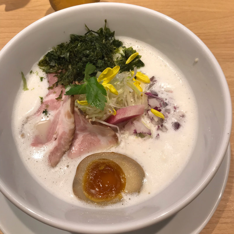 濃厚鯛カプチーノらーめん(うまい麺には福来たる 天五店)