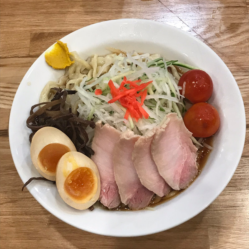 冷やし中華 肉増し味玉(くじら食堂 )