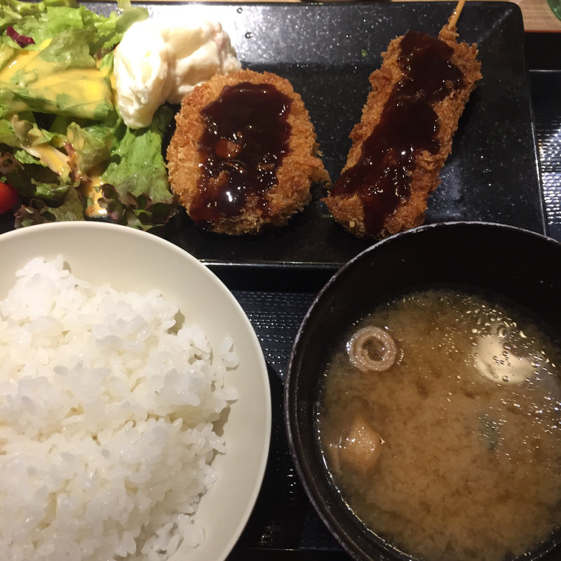 本日の肉ランチ(生 本まぐろ 一心)