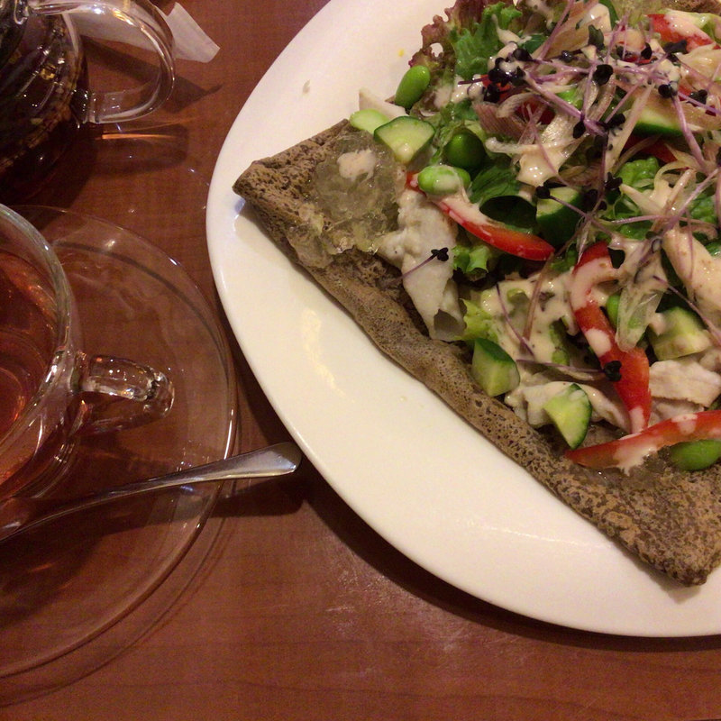 夏野菜の冷しゃぶガレット(サブリエ)