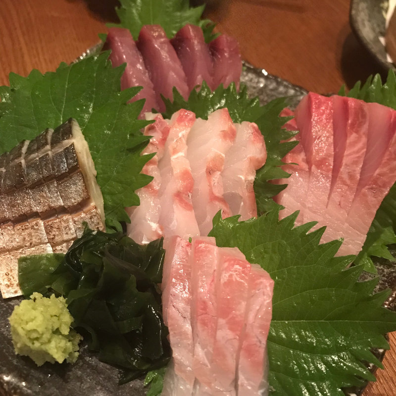 おまかせ刺し盛り(扇子)