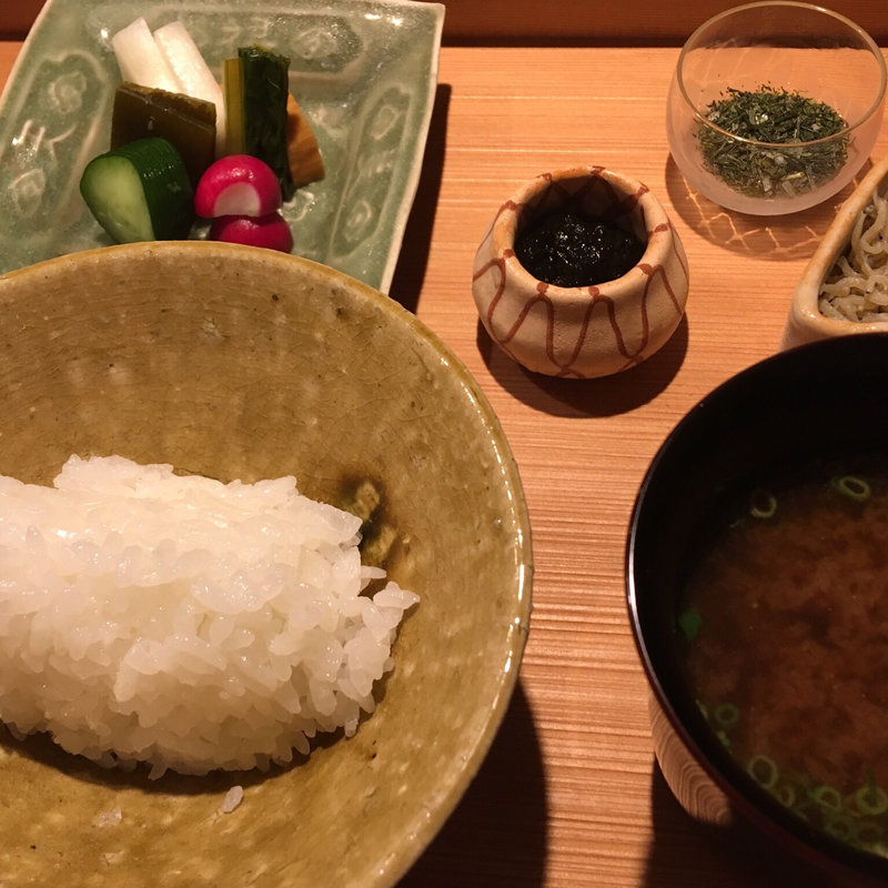 締めのごはん(恵比寿 紀風 )