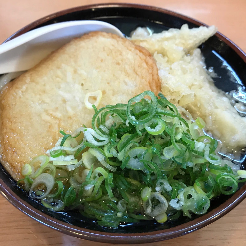 ゴボ天丸天うどん(長住うどん)
