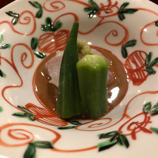 ヒラメ造り(酒斎 伊とう)