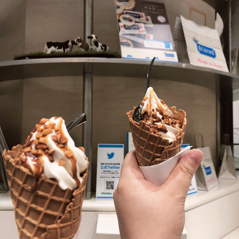 エシレバターのソフトクリーム(阪急百貨店（期間限定催事）)