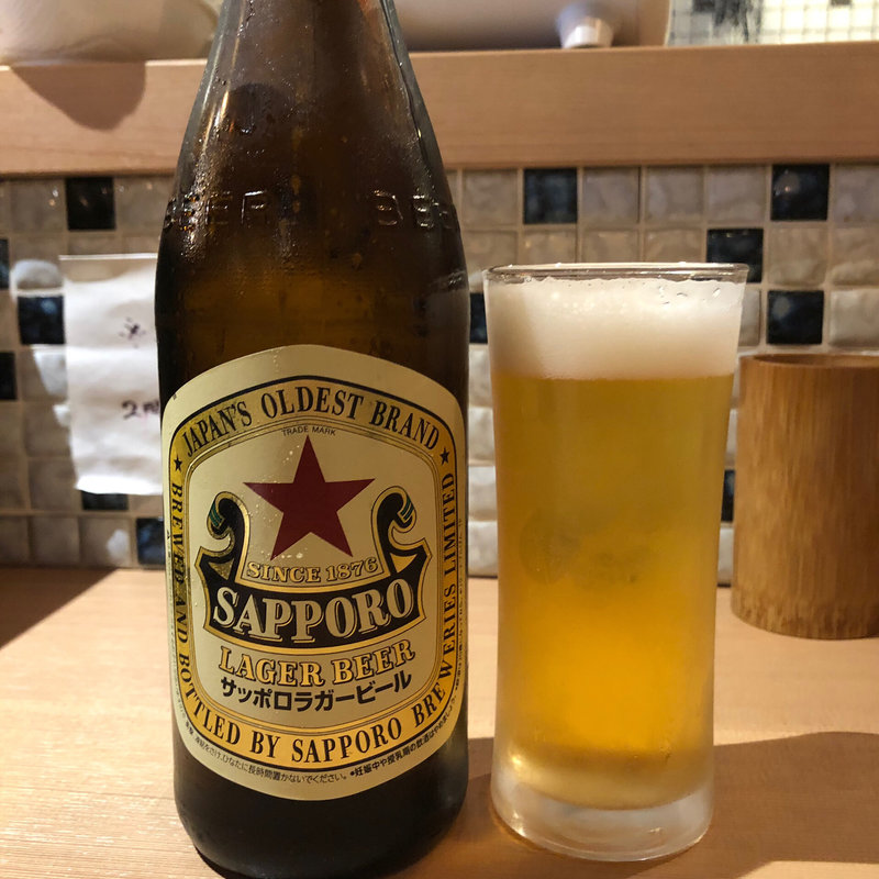 サッポロラガー 中瓶(かしわ屋)