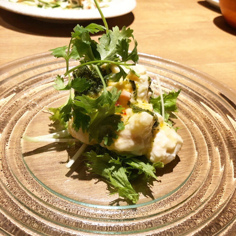 エスニックポテトサラダ(大陸食堂TYPHOON)