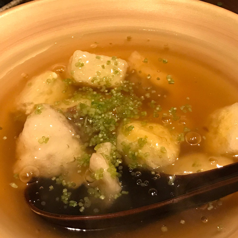 タイと豆腐の餡かけ(神田 )