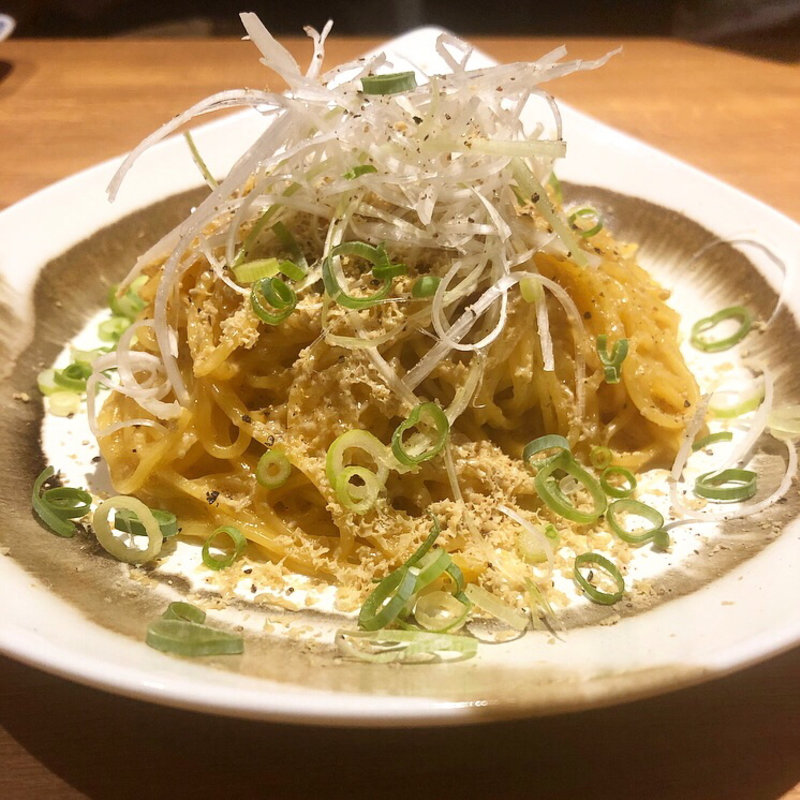 フォアグラ和えそば(大陸食堂TYPHOON)