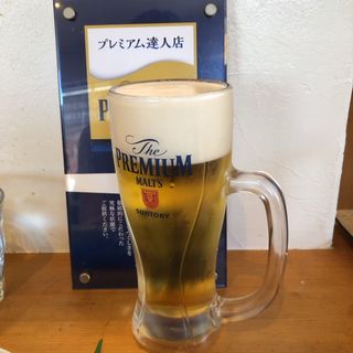 生ビール(さかな食堂)