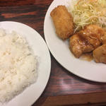 若鶏生姜焼ランチ (ライス･スープ付)(グリルママ)