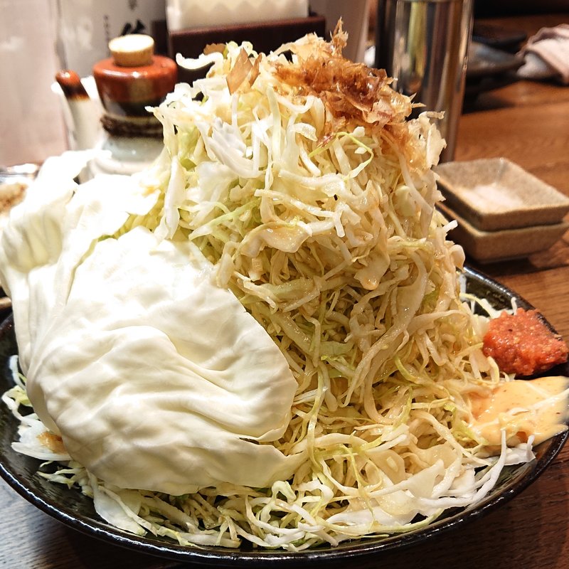 キャベツ盛り(肉汁餃子のダンダダン 新川崎店)