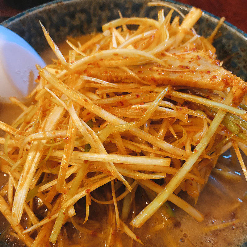 房州味噌肉ネギらーめん(麺屋 馬琴)