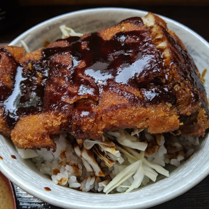 ソースカツ丼(屋台居酒屋 大阪 満マル 新大阪店)