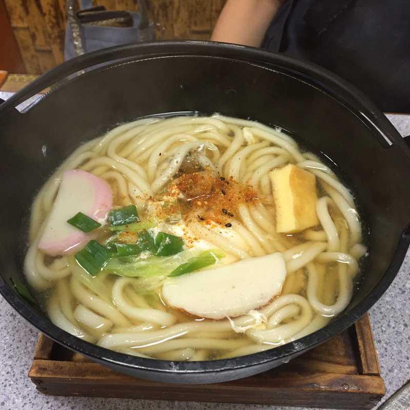 鍋焼きうどん(伊賀富)