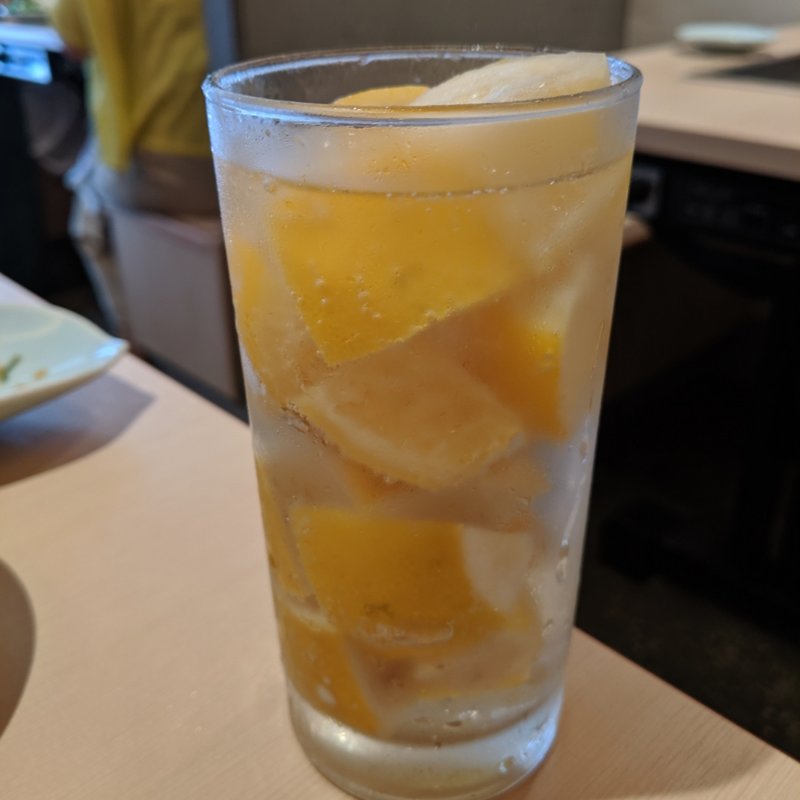 丸ごと檸檬(月島もんじゃ くうや 月島本店)