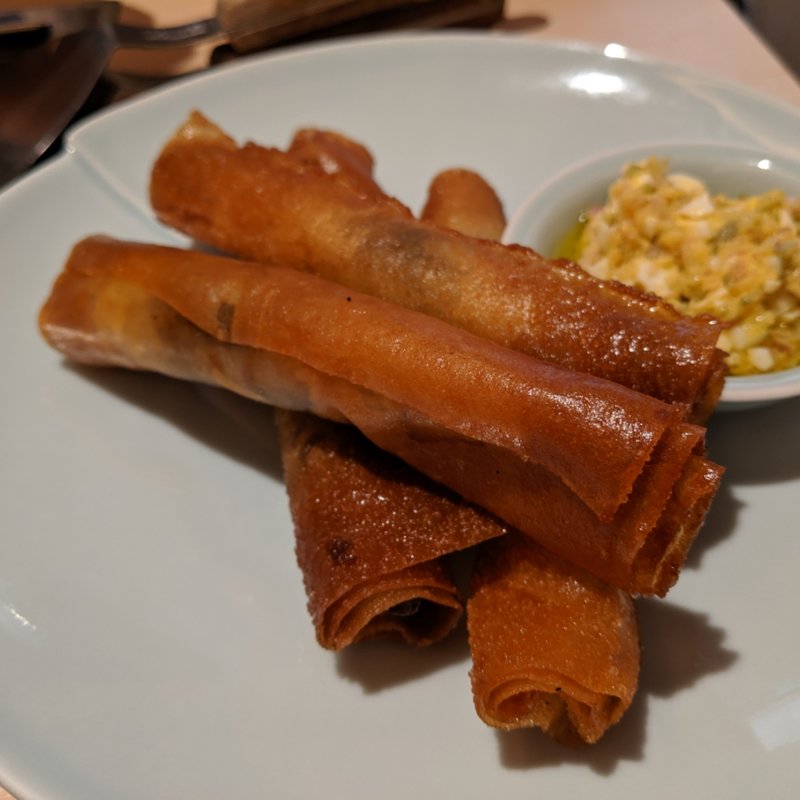 メヒカリのフリット(月島もんじゃ くうや 月島本店)