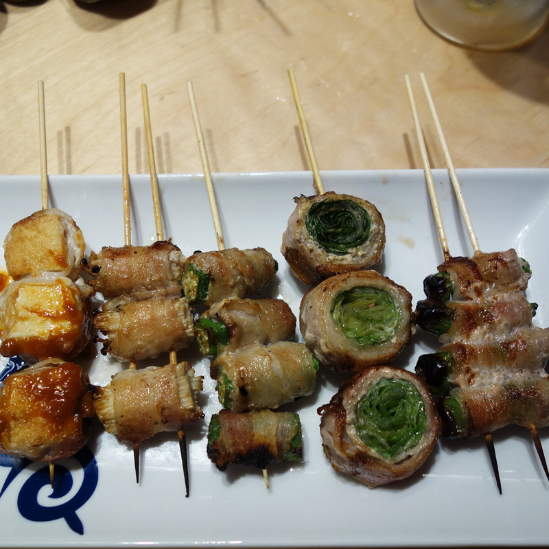 野菜巻き串5本盛り(博多やさい巻串 鳴門 天神中央公園店)