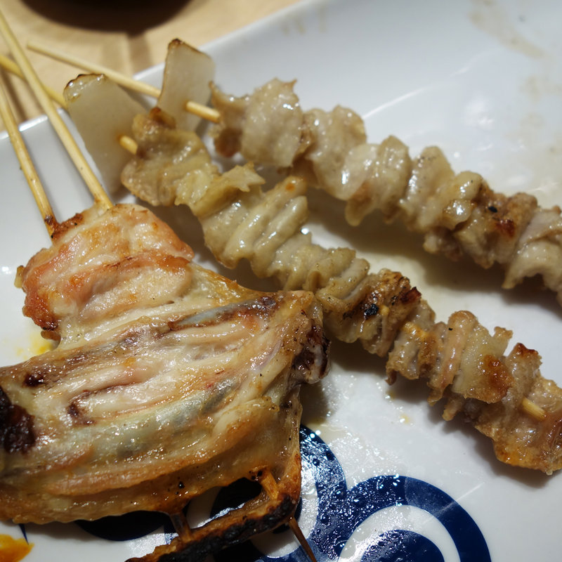 鳥皮(博多やさい巻串 鳴門 天神中央公園店)