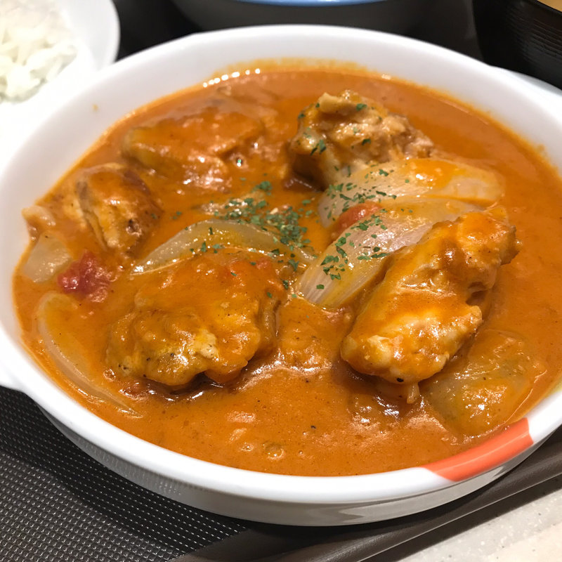 ごろごろチキンのバターチキンカレー(松屋 神田西口店 （マツヤ）)