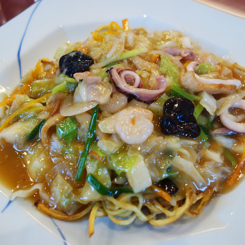 あんかけ福寿皿うどん(華風 福寿飯店)