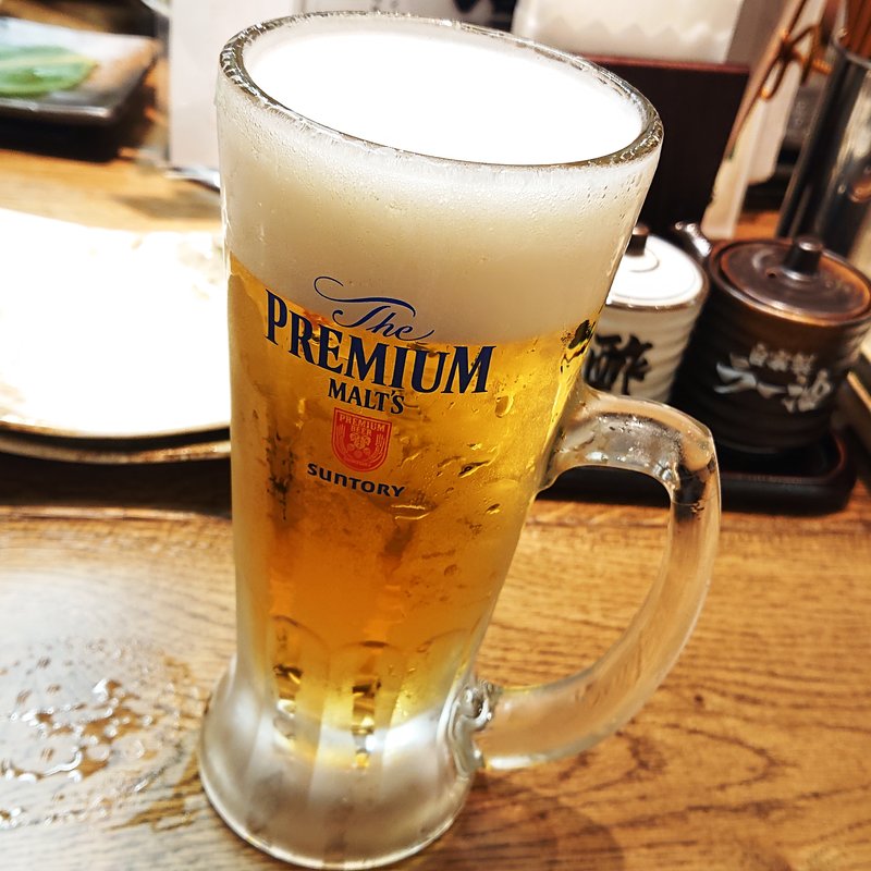 ザ・プレミアム・モルツ(肉汁餃子のダンダダン 新川崎店)