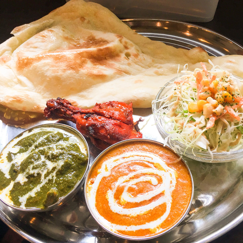 タンドリーチキンセット(タンドリーアンドカレーハウス)