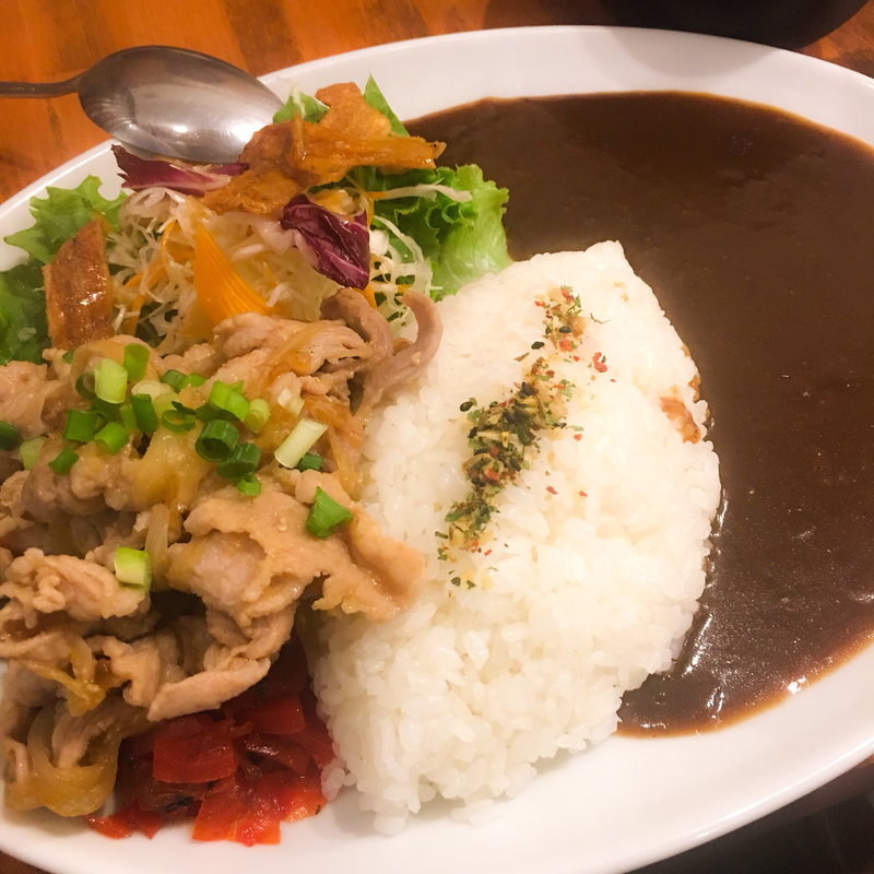 しょうが焼きカレー(杉本の店)