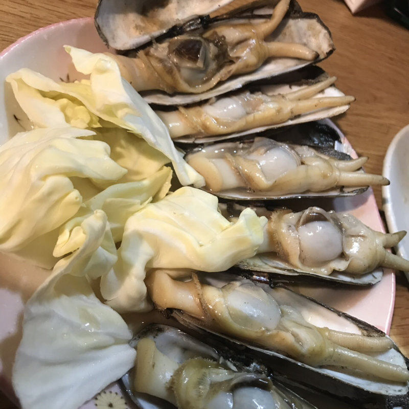 あげまき貝(長浜ラーメン 屋台 ともちゃん)