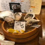 究極の牡蠣三種盛り(牡蠣海鮮料理 かき家 こだはる 新橋店 )