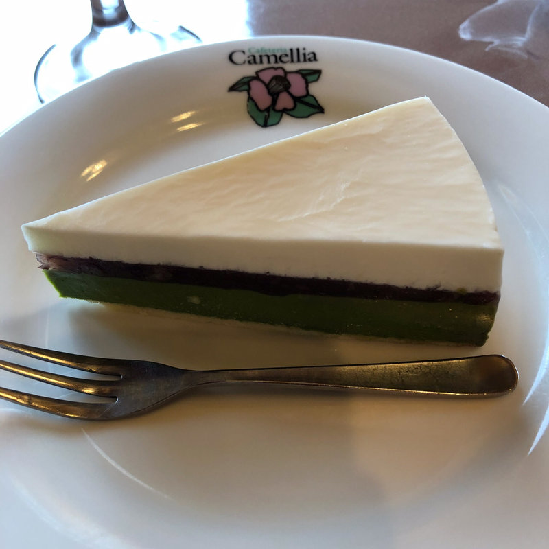 抹茶のチーズケーキ(カフェテリア・カメリア )