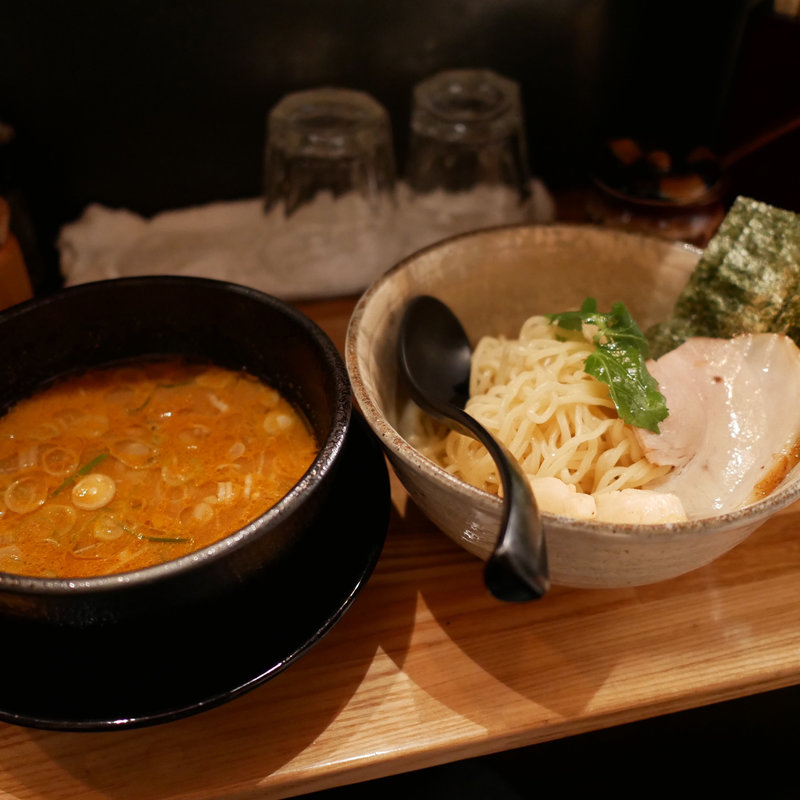 帆立の味噌つけ麺(魚骨らーめん 鈴木さん)
