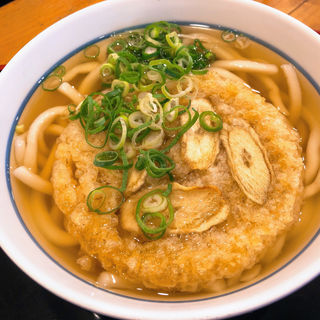 ごぼう天うどん(因幡うどん 渡辺通店)