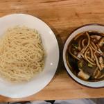 肉茄子つけ麺(銀の髭)