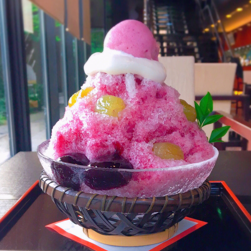 かき氷 (ぶどう)(江久庵)